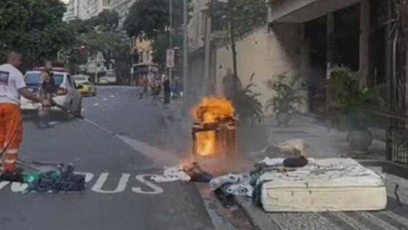 imagem colorida explosao apartamento copacabana