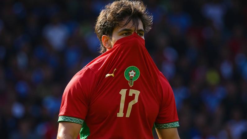 Ezzalzouli em amistoso entre Marrocos e Noruega