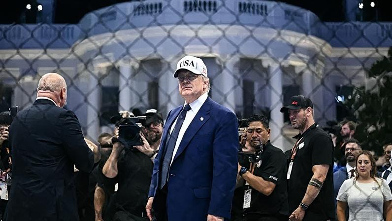 The event was held on Sunday, as US President Donald Trump celebrated his 80th birthday