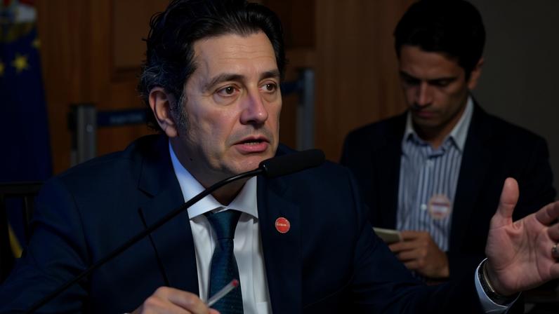 Fábio Andrade em reunião do Conselho de Comunicação Social do Congresso