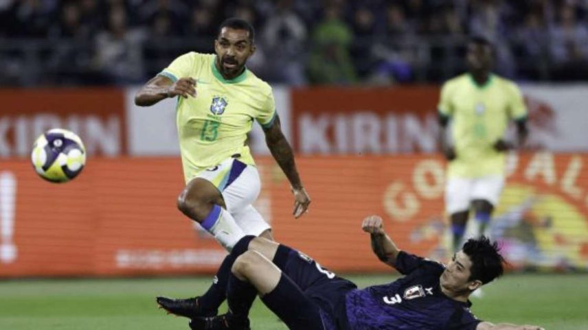 Fabrício Bruno falhou na derrota do Brasil para o Japão