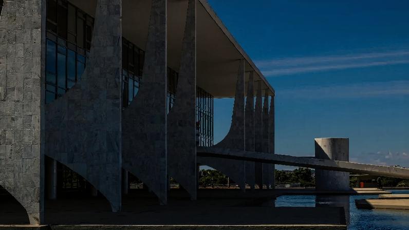 Prédio do Palácio do Planalto, sede do governo federal do Brasil, em Brasília