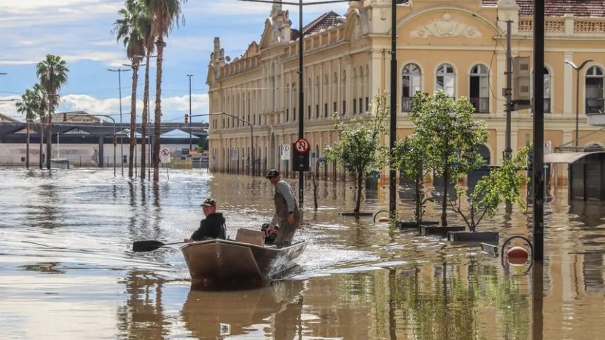Enchentes no Rio Grande do Sul em 2024. — Foto: © Rafa Neddermeyer/Agência Brasil