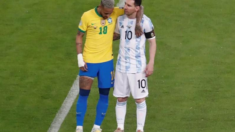 Messi e Neymar podem se reencontrar nesta Copa do Mundo (Sebastião Moreira/EFE)