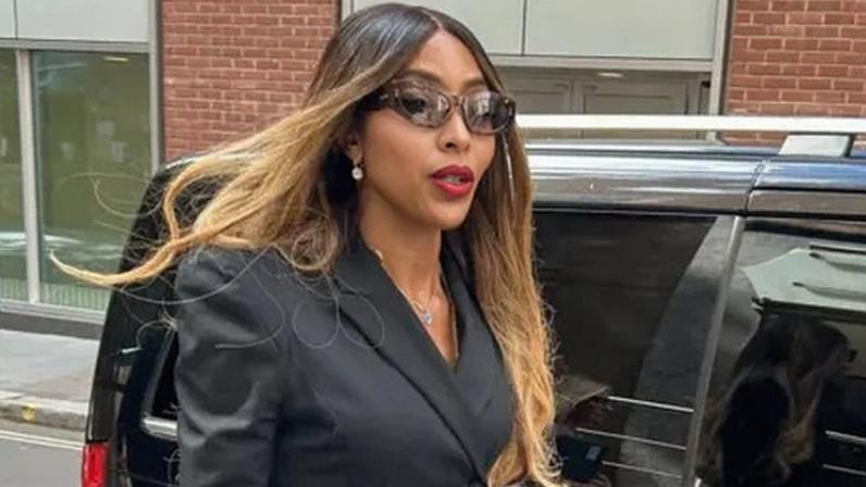 Naomi Campbell arrives at court in central London to give evidence in an effort to overturn her charity ban