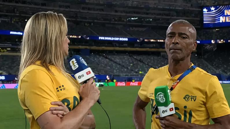 Fernanda Gentil e Romário