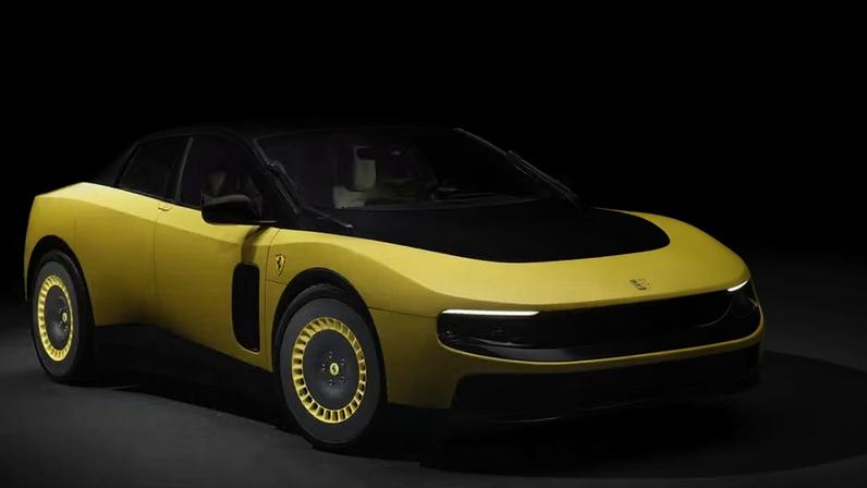 Ferrari Luce é o primeiro esportivo elétrico da marca — Foto: Divulgação