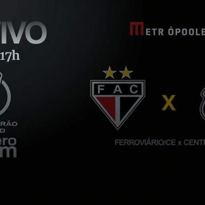 ZeroUm transmite Ferroviário-CE x Central-PE pela Série D
