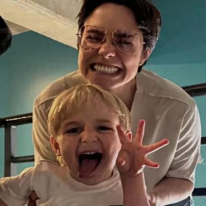 Fernanda Vasconcellos homenageia o filho Romeo com mensagem de amor