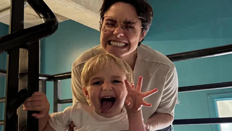 Fernanda Vasconcellos encanta ao postar homenagem ao filho Romeo — Foto: reprodução/instagram