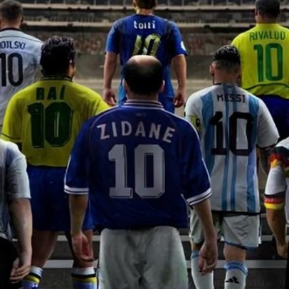 Fifa inicia contagem para a Copa ao homenagear camisas 10 campeãs