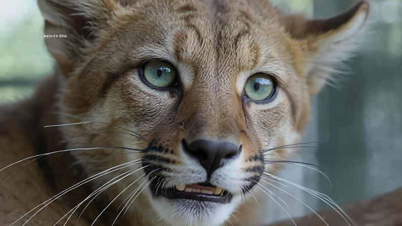 Peppercorn, o filhote de pantera-da-flórida, está se recuperando no zoológico de Nápoles