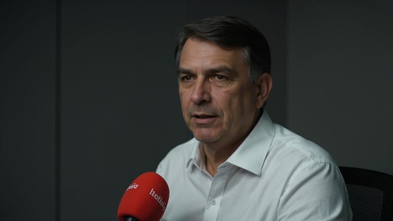 O senador Flávio Bolsonaro (PL)