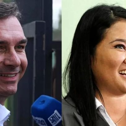 Flávio Bolsonaro parabeniza Keiko Fujimori, presidente eleita do Peru