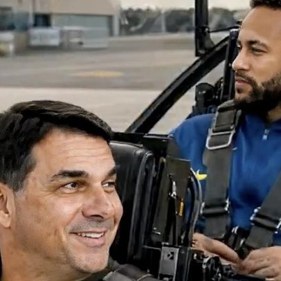 Flávio Bolsonaro compartilha vídeo com Neymar criado por IA