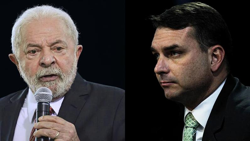 Lula e Flávio Bolsonaro são os preferidos para a presidência | Foto: Reprodução/Senado Federal