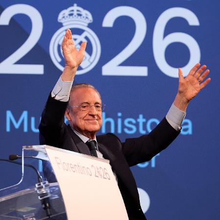 Florentino Pérez segue à frente do Real Madrid