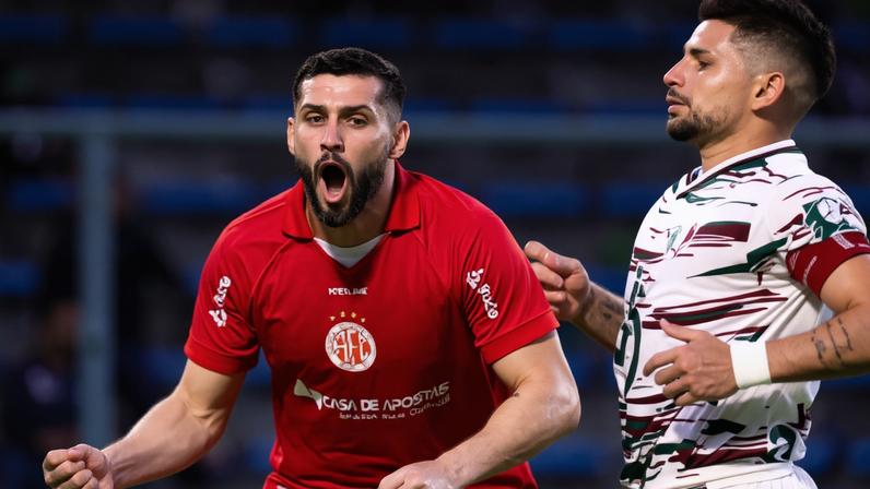 Imagem do jogo entre Fluminense-PI x América-RN pela 2ª fase do Brasileirão Série D