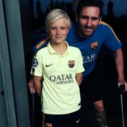 Jogador islandês revela sonho de criança ao falar com Messi