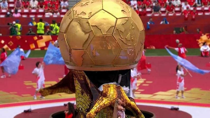 'Pano' que revestia a taça inflável se soltou