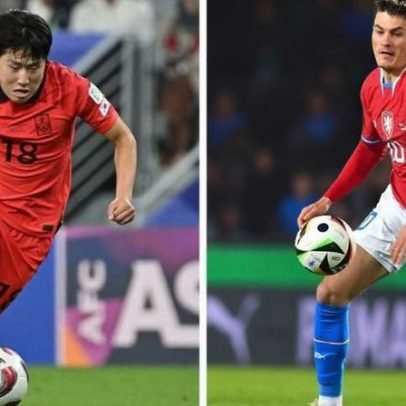 Tchéquia e Coreia do Sul disputam segundo jogo da Copa com chance de goleada