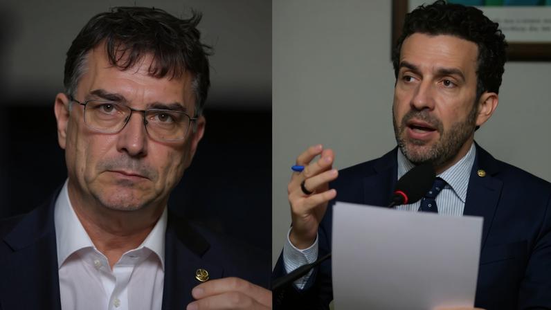 Imagem colorida, Flávio faz queixa ao STF contra Janones por injuria e pede R$ 200 mil - Metrópoles