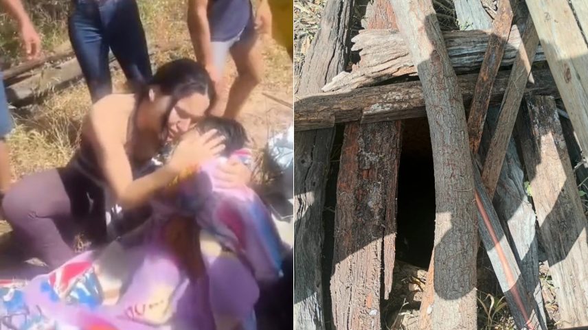 Mulher desaparecida há 5 dias é resgatada de cisterna