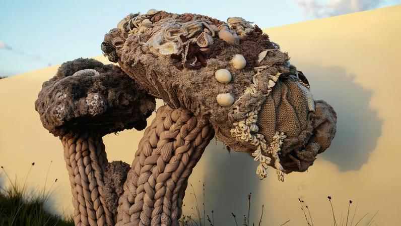 “Natureza Tecida – Somos Um Único Fio”, de Sandra Anselmi — Foto: Divulgação