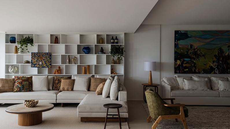Apartamento em Salvador abraça o mar e a cultura baiana — Foto: Paola Kiminami e Renato Rebouças