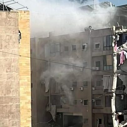 Israel bombardeia subúrbio de Beirute após ataque de foguetes do Hezbollah