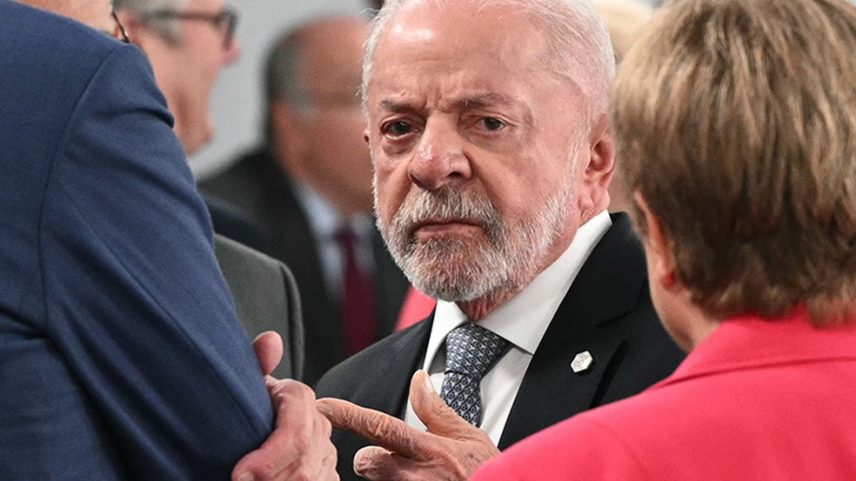 Lula manda recado a Donald Trump: “Não se meta nas eleições do Brasil” — Foto: Mandel Ngan/Pool Photo/AP