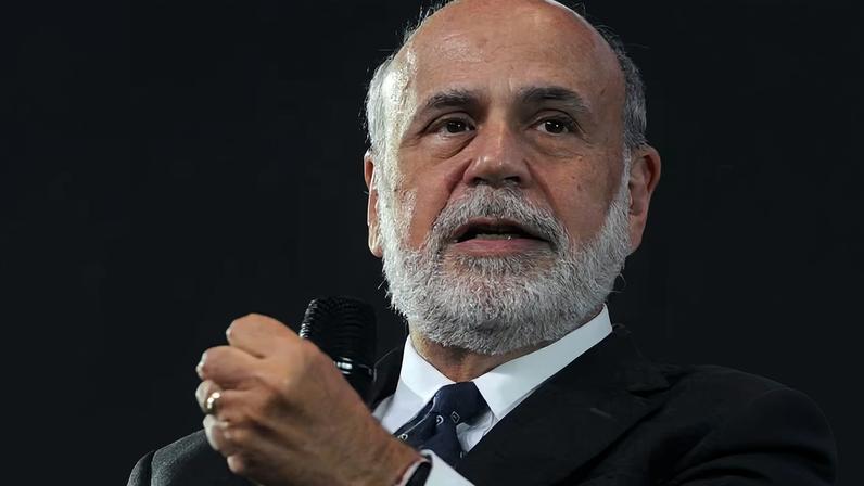 Ben Bernanke, sucessor de Greenspan no Fed: “Ainda aprendemos com ele” — Foto: Ana Paula Paiva/Valor
