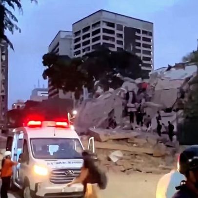 Terremotos simultâneos derrubam edifícios na Venezuela