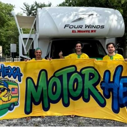 Cinco amigos em motorhome enfrentam contratempos na viagem atrás da seleção