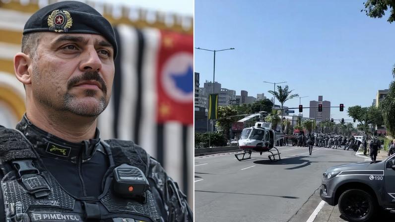 Tenente da Rota Ronickson Pimentel dos Santos foi baleado na cabeça na Avenida Goiás, em São Caetano do Sul, na Grande São Paulo — Foto: Reprodução Instagram/Arquivo Pessoal