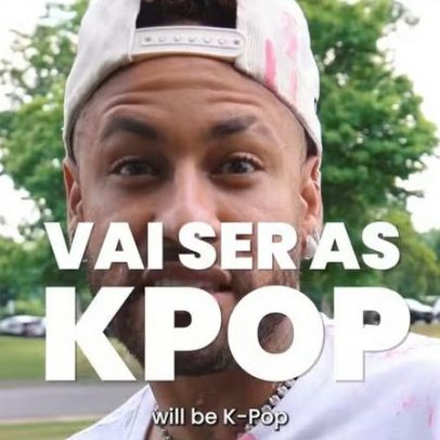 Neymar cita K-pop ao anunciar nova gravidez