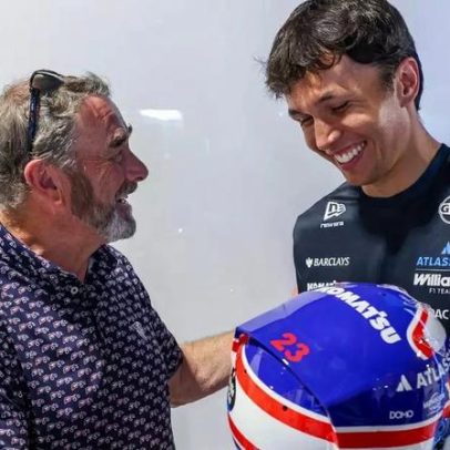 Albon usa capacete inspirado em Mansell no GP da Espanha para recorde Williams
