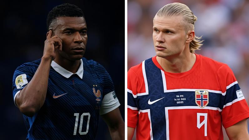 França e Noruega, de Mbappé e Haaland, se enfrentam já classificados na Copa