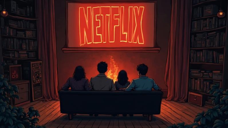 Netflix: empresa havia oferecido US$ 82,7 bilhões pela Warner Bros. (Imagem gerada por IA/Freepik)