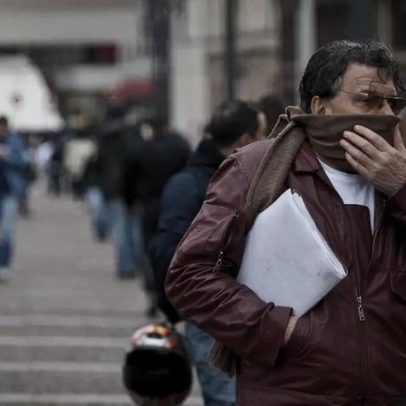 Inmet prevê chuvas e queda de temperatura para esta segunda-feira