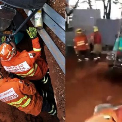 Funcionário morre soterrado em obra após deslizamento em Brasília