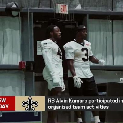 Alvin Kamara participa de OTAs dos Saints