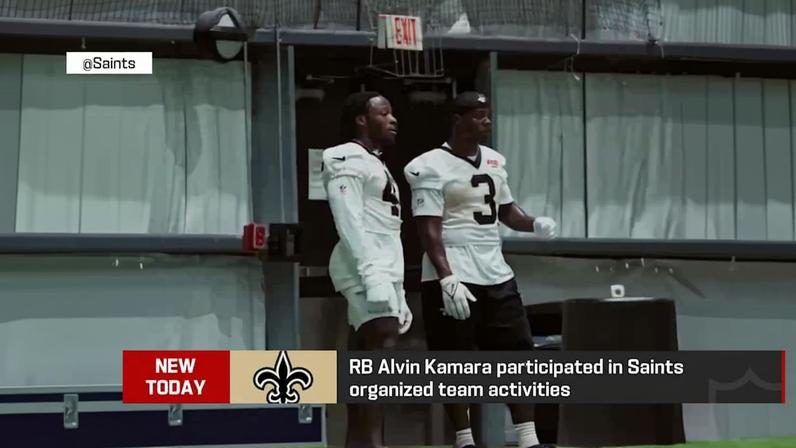 Alvin Kamara participa de OTAs dos Saints