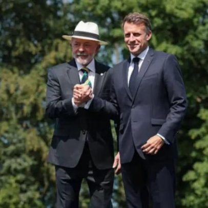 Macron publica foto com Lula ao som de Ivete Sangalo