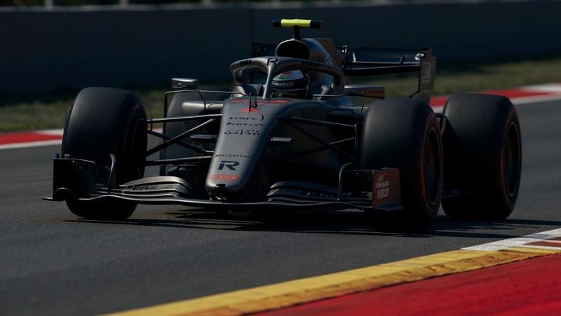 Gabriel Bortoleto, piloto da Audi, na pista da Áustria