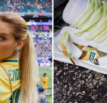 Gabriely Miranda homenageia Endrick em look para jogo da seleção