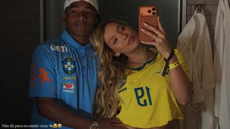 Gabriely Miranda e Endrick — Foto: Reprodução/Instagram