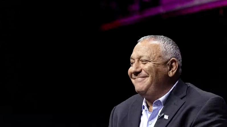 O ex-chefe das Forças Armadas de Israel Gadi Eisenkot em Tel Aviv na quarta-feira (24/06) — Foto: REUTERS/Nir Elias