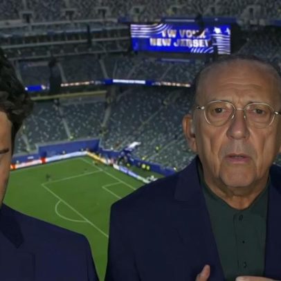 Galvão Bueno perde a paciência em estreia na Copa pelo SBT