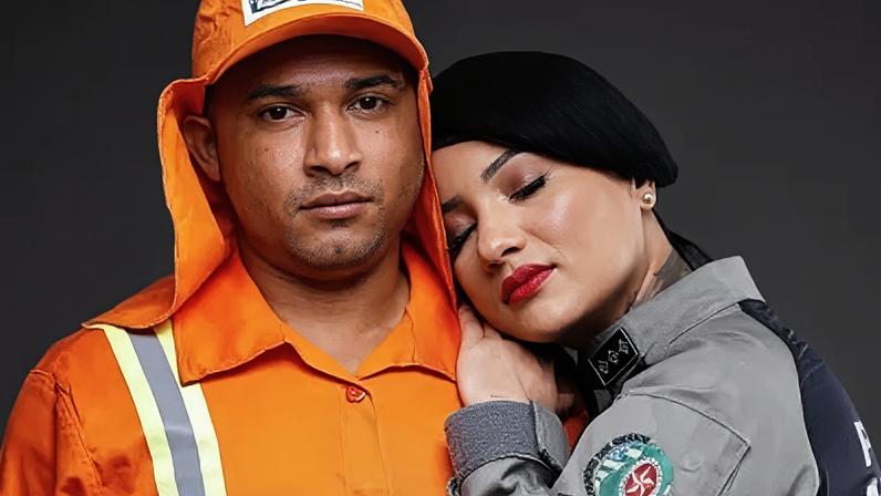 Andreia e José fizeram ensaio de comemoração de 25 anos de relacionamento